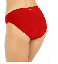 Load image into Gallery viewer, DKNY Women&#39;s Solid Hipster Bikini Bottoms, Lychee Red, XS

