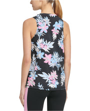 Load image into Gallery viewer, DKNY Women&#39;s Crewneck Sport Printed Logo Tank Top, Multicolored, L
