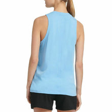 Load image into Gallery viewer, DKNY Women&#39;s Crewneck Sport Reflective-Logo Tank Top, Blue. XS
