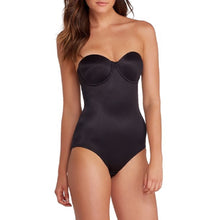 Load image into Gallery viewer, Miraclesuit  Shapewear Women&#39;s Firm Strapless Tummy-Control Bodysuit, Black, 38D
