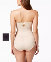 Load image into Gallery viewer, Miraclesuit Women&#39;s SLENDERBODY Strapless Bodybriefer, Black, 36C
