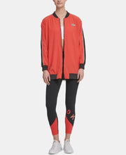 Load image into Gallery viewer, DKNY Sport Women&#39;s Long-Line Breathable Bomber Jacket, Small
