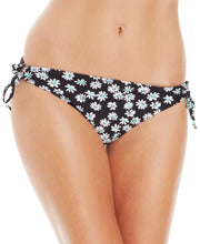 Load image into Gallery viewer, California Waves Juniors&#39; Keyhole Side-Tie Hipster Bikini, Multi, S

