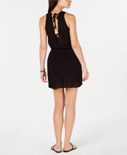 Load image into Gallery viewer, Becca Women&#39;s Jetsetter Tasseled Cover-Up Dress, Black, L
