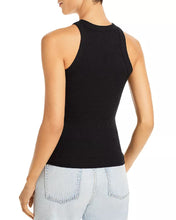 Load image into Gallery viewer, WSLY Women&#39;s The Rivington Ribbed Tank, Black, XS
