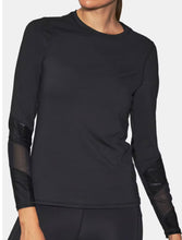 Load image into Gallery viewer, Urban Savage Women's Performance Blocked Long Sleeve Top, Black, S
