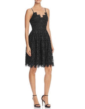Load image into Gallery viewer, Aqua Women&#39;s Floral Lace Cami Fit and Flare Dress, Black, S
