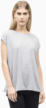 Load image into Gallery viewer, Calvin Klein Performance Women&#39;s Crisscross Back T-Shirt, Grey, S
