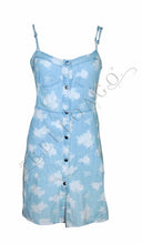 Load image into Gallery viewer, Raviya Women's Floral Printed Open back Denim Swimwear Cover Up, S
