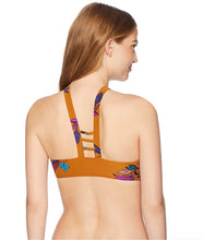 Load image into Gallery viewer, O&#39;Neill Juniors&#39; Printed High-Neck Strappy Back Bikini Top, Multi, S
