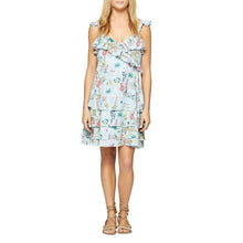 Load image into Gallery viewer, Sanctuary Womens Capri La Havana Floral Ruffled Sundress, Blue, S
