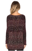 Load image into Gallery viewer, Sanctuary Women's Relaxed fit Marled Pullover Sweater, Mlbry Mink, XL
