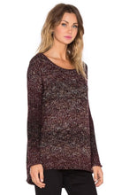 Load image into Gallery viewer, Sanctuary Women's Relaxed fit Marled Pullover Sweater, Mlbry Mink, XL
