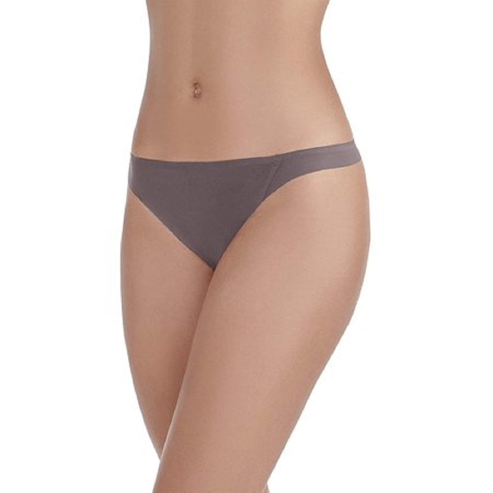 Vanity Fair Women's Nearly Invisible Thong, Deep Mauve, 8