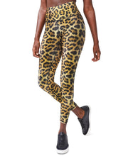 Load image into Gallery viewer, Terez Women's Leopard Goals High-Shine Leggings, leopard goals, XS
