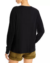 Load image into Gallery viewer, Year of Ours Women's Boyfriend Long Sleeve Tee, Black, XL
