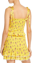 Load image into Gallery viewer, Lost + Wander Women&#39;s Mango Tango Smocked Floral Tank Top, Yellow Small
