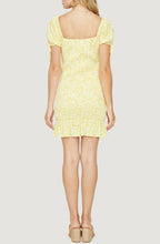 Load image into Gallery viewer, Lost + Wander Women&#39;s Sweet Summer Daze Minidress, Yellow White, M
