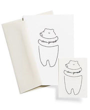 Load image into Gallery viewer, Tattly Love Yourself Bear Hug Greeting Card &amp; Temporary Tattoo Set
