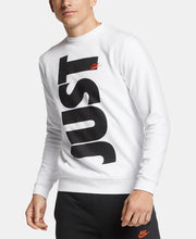 Load image into Gallery viewer, Nike Men&#39;s Sportswear Just Do It Crew Sweatshirt, White, XL
