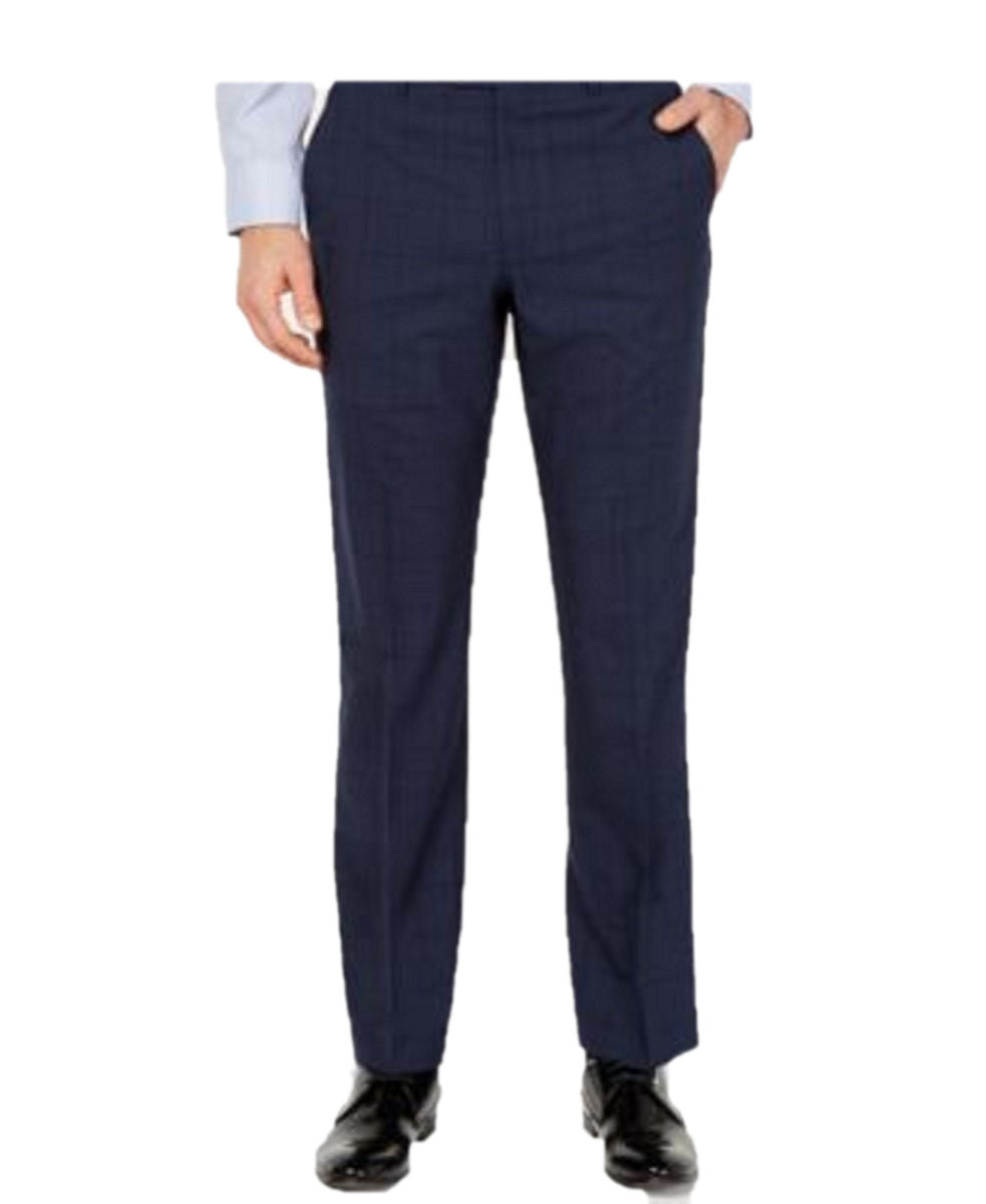 Ralph Lauren Men's Classic UltraFlex Stretch Suit Pants, Navy, 40Wx34L