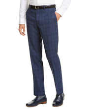 Load image into Gallery viewer, Bar III Men&#39;s Slim-Fit Stretch Blue Plaid Suit Pants, Blue, 30Wx32L
