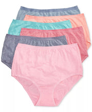 Load image into Gallery viewer, Fruit of the Loom Women&#39;s Premium 6-Pk Brief Underwear, Multi, 8/XL
