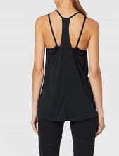 Load image into Gallery viewer, Nike Women&#39;s Dri-FIT Layered Racerback Training Tank Top, Black, XS
