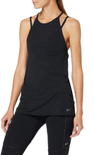 Load image into Gallery viewer, Nike Women&#39;s Dri-FIT Layered Racerback Training Tank Top, Black, XS
