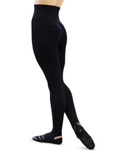Load image into Gallery viewer, Capezio Women&#39;s High Rise Stirrup Leggings, Black, S
