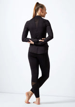 Load image into Gallery viewer, Capezio Women's Renewal Warm Up Jacket, Black, XL
