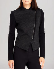 Load image into Gallery viewer, Kenneth Cole New York Women&#39;s Voleta Colorblock Jacket, Black, 10
