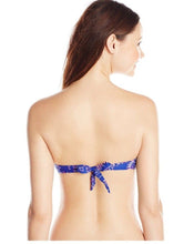 Load image into Gallery viewer, O&#39;Neill Juniors&#39; Moxie V-Ruffle Bandeau Bikini Top, Cobalt Blue, S
