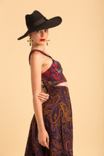 Load image into Gallery viewer, Belloago Women&#39;s Julie Palazzo Wide-Leg Printed Trousers
