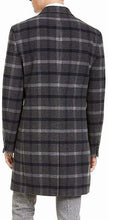 Load image into Gallery viewer, Tommy Hilfiger Men's Stretch Flex Plaid Addison Overcoat, Gray, 44R

