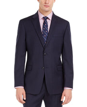 Load image into Gallery viewer, Tommy Hilfiger Men&#39;s Modern-Fit THFlex Navy Pinstripe Suit Jacket, 40S
