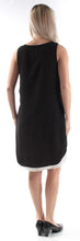 Load image into Gallery viewer, Bar III Women&#39;s Sleeveless Keyhole Cutout Shift Dress, Black, M
