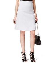 Load image into Gallery viewer, Alfani Petite Women&#39;s  Back Zip-Pocket A-Line Skirt, Silver, 12P

