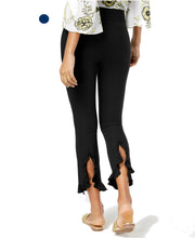 Load image into Gallery viewer, INC Women's Ruffled-Hem Ankle Skinny Pants, Deep Twilight, 0
