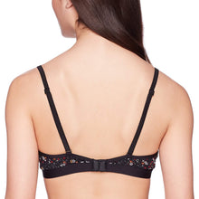 Load image into Gallery viewer, Cosabella Women&#39;s Keyhole Printed Bralette Bra, Black Flower Field, S
