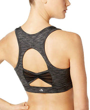 Load image into Gallery viewer, Ideology Women&#39;s Open Back Mid Impact Sports Bra, Gray, XS
