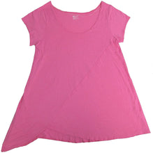 Load image into Gallery viewer, HUE Women's Asymmetrical Lounge Pajama Top, Pink, S
