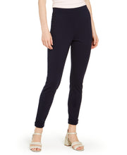 Load image into Gallery viewer, Hue Women's Brush Fleece-Lined Ponté-Knit High-Waist Leggings, Navy, S
