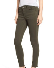 Load image into Gallery viewer, DL1961 Womens Margaux Instasculpt Frayed Ankle Skinny Jeans, Green, 27
