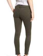 Load image into Gallery viewer, DL1961 Womens Margaux Instasculpt Frayed Ankle Skinny Jeans, Green, 27
