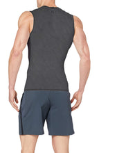 Load image into Gallery viewer, Under Armour Men&#39;s Athletic HeatGear Sleeveless Tank, Carbon Heather,M
