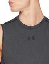 Load image into Gallery viewer, Under Armour Men&#39;s Athletic HeatGear Sleeveless Tank, Carbon Heather,M
