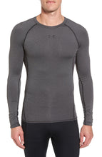 Load image into Gallery viewer, Under Armour Men&#39;s Compression HeatGear Long Sleeve T-Shirt, Gray, M
