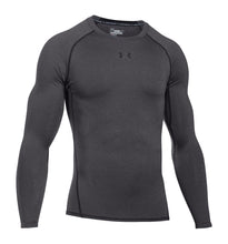 Load image into Gallery viewer, Under Armour Men&#39;s Compression HeatGear Long Sleeve T-Shirt, Gray, M
