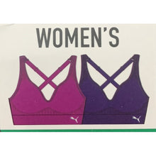 Load image into Gallery viewer, PUMA Women’s Seamless Convertible Sports Bra, 2-Pack, XL
